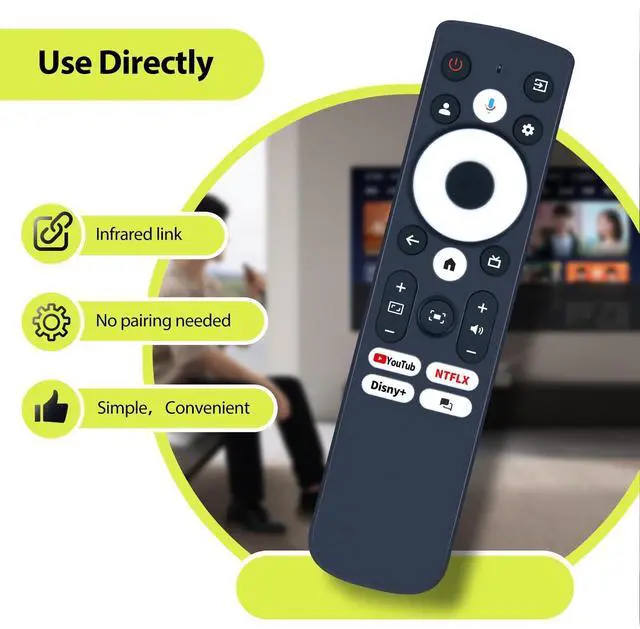 Alt view image 2 of 5 - RYQIF Replacement Remote Control for BenQ RCI079 GP520 Projector