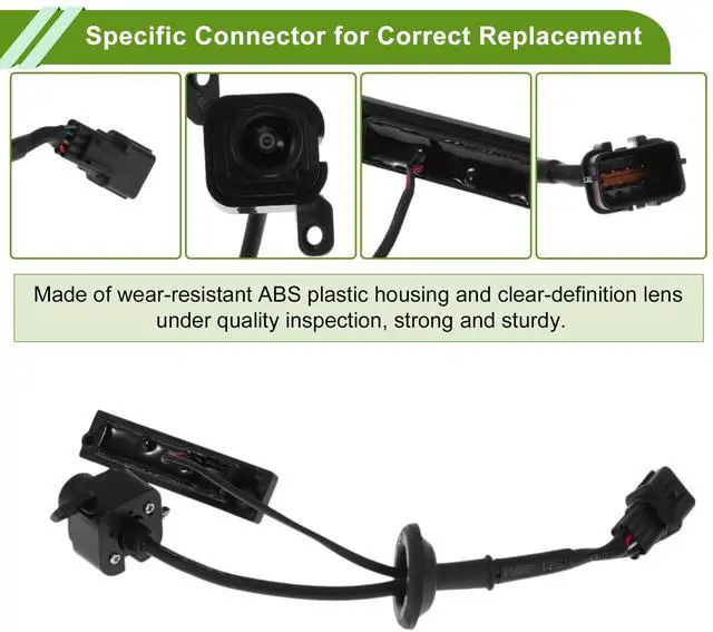 Alt view image 4 of 5 - Partuto Car Park Assist Camera Rear View Backup Reverse Camera for Hyundai I10 2020-2022 No.99240K7000 1 Pc