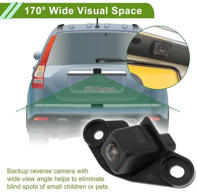 Alt view image 3 of 5 - REPAIROCK Car Park Assist Camera Rear View Backup Reverse Camera for Toyota HILUX 2021-2024 No.867900K050