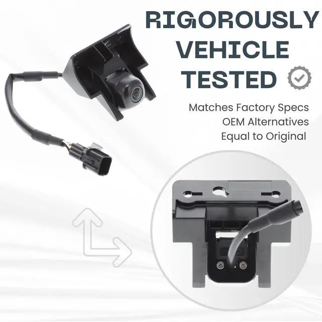 Alt view image 3 of 4 - Backup Camera Replaces for 2018 2019 Hyundai Sonata/Sonata Hybrid OE Part # 95760C1600 ^^ 95760-C1600