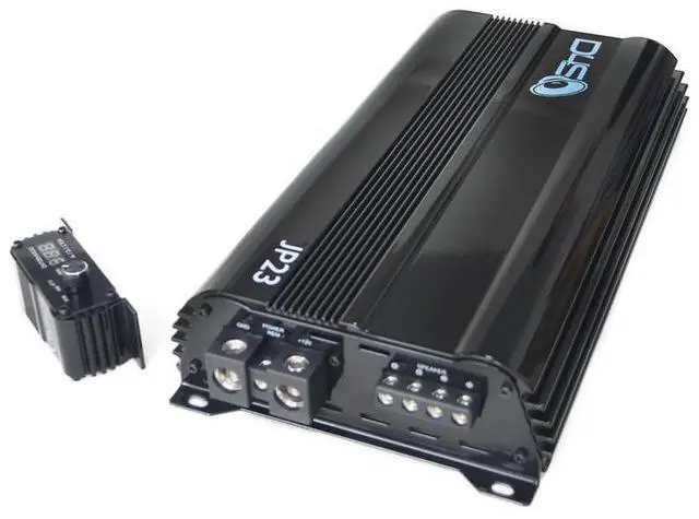 Main image of DOWN4SOUND JP23 V2 Black Gloss ^^ Monoblock Amplifier - 2800W RMS, 1-Ohm Stable, Linkable for Car Audio Systems, High-Performance Bass Amplifier for 2800W Subwoofer Setup