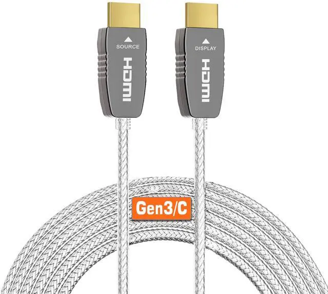 Main image of RUIPRO Crystal 8K HDMI Ultra High Speed Latest 2.1b Certified Fiber Optic Cable 50 Feet 8K60Hz 4K120Hz 48Gbps eARC HDR HDCP2.3 for RTX4080/4090/3080/3090 Xbox PS5 AVR Projector LG/Samsung/Sony