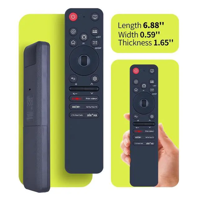 Alt view image 5 of 5 - RYQIF AKB76046603 Replacement Remote Control Intended for MR25GA
