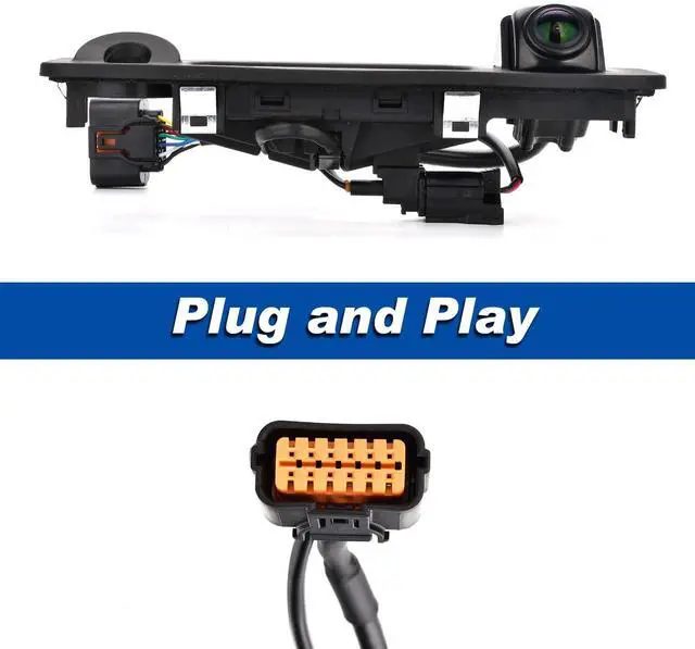 Alt view image 5 of 5 - Backup Camera Rear View Camera Compatible with Hyundai Sonata 2015 2016 2017 Parking Park Assist Camera Replaces # 95760-E6201