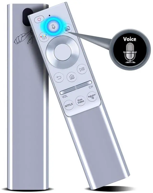 Main image of PZL Replacement BN59-01327B Voice Remote Control Compatible with Samsung TV RMCSPT1CP1 Q800T Q900T QN75Q70TAFXZA QN75Q800TAFXZA QN75Q80TAFXZA Sub BN59-01311G BN59-01311B
