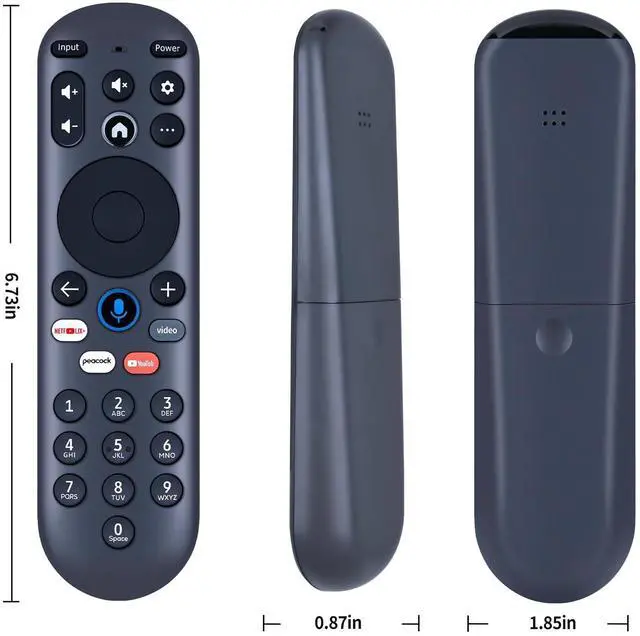 Alt view image 2 of 4 - WKOLF Voice Remote Control Replacement for Hisense/Element Xumo Smart TV - Easy to Pair