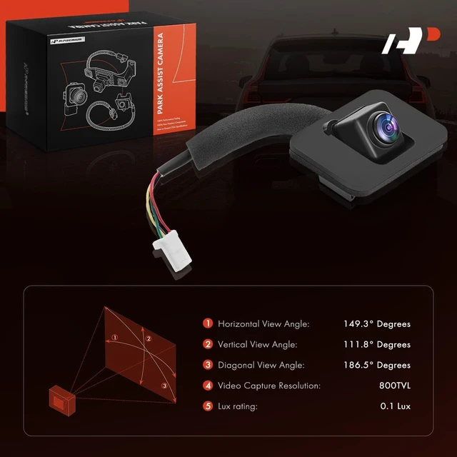 Alt view image 2 of 5 - A-Premium Park Assist Camera Rear View Backup Reverse Camera Compatible with Select Nissan Model - 2019-2024 Altima - Replace# 284426CA0B