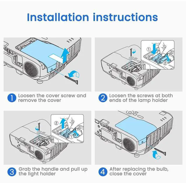 Alt view image 3 of 3 - 5J.JEE05.001 Replacement Lamp Special Upgraded Design Bare Bulb Inside With Housing For BENQ HT2050 W1110 W2000 HT2050 HT3050 HT2150ST W1210ST Projector By Stanlamp
