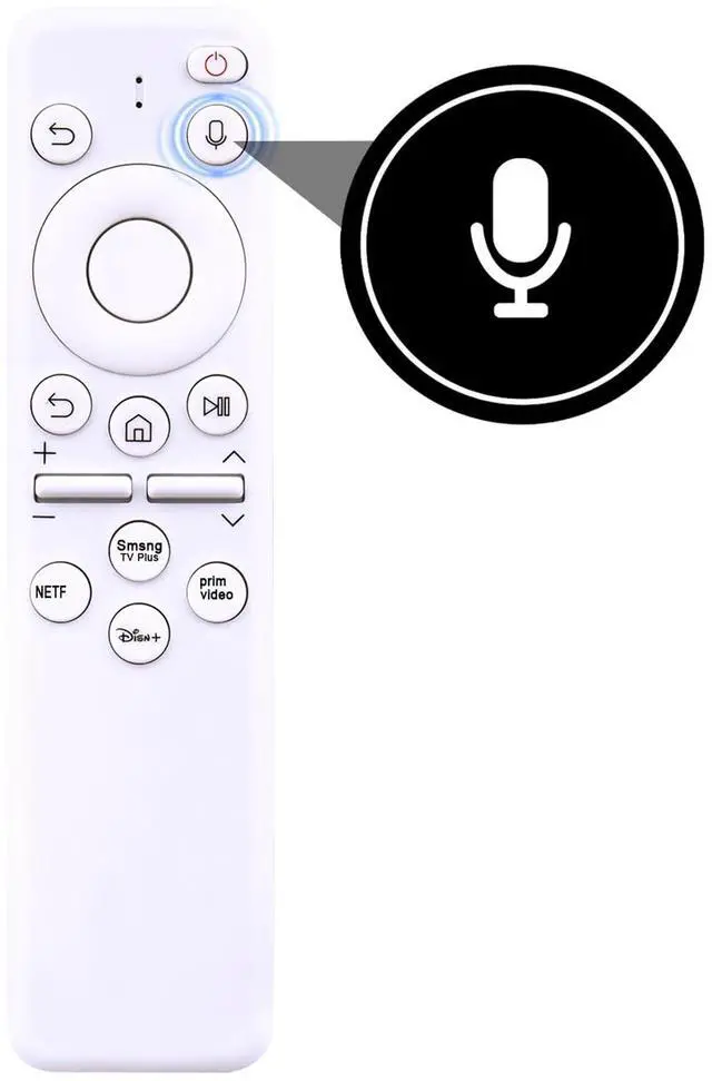 Alt view image 2 of 5 - Voice Replace Remote Control Compatible with Samsung M8 M80C UHD Smart Monitor LS32CM80GUNXZA LS27CM80BUNXZA LS27CM801UNXZA LS32CM801UNXZA LS27CM80GUNXZA LS32CM80PUNXZA LS32CM80BUNXZA LS27CM80PU