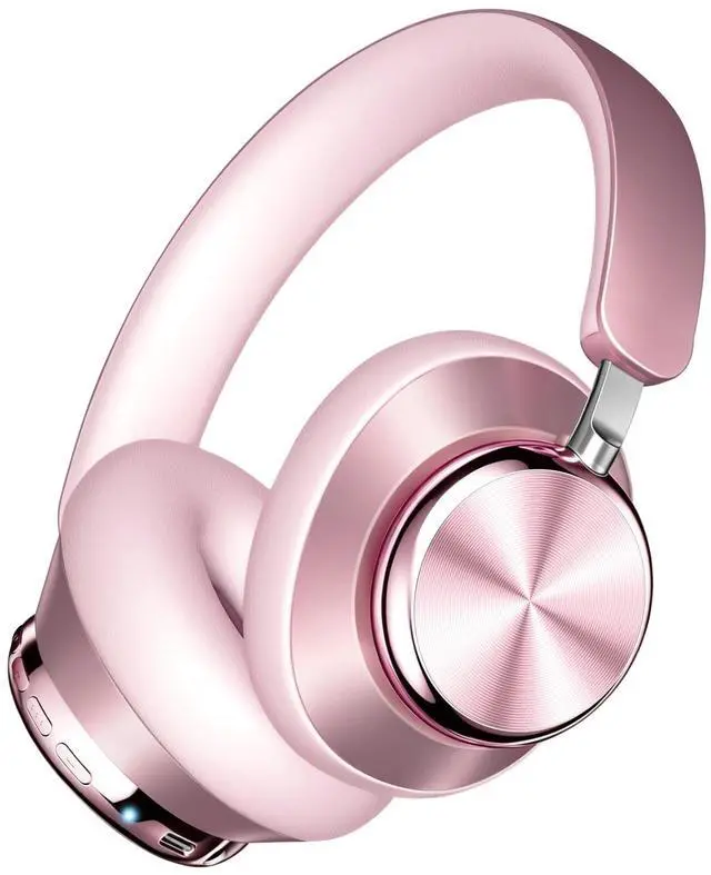 Main image of Wentronic Y03 Bluetooth Headphones Wireless Active Noise Cancelling Over Ear Headphones 48 Hours Playtime High Sound Quality 6 EQ Music Mode Headphones with Soft Ear Cushion - Pink
