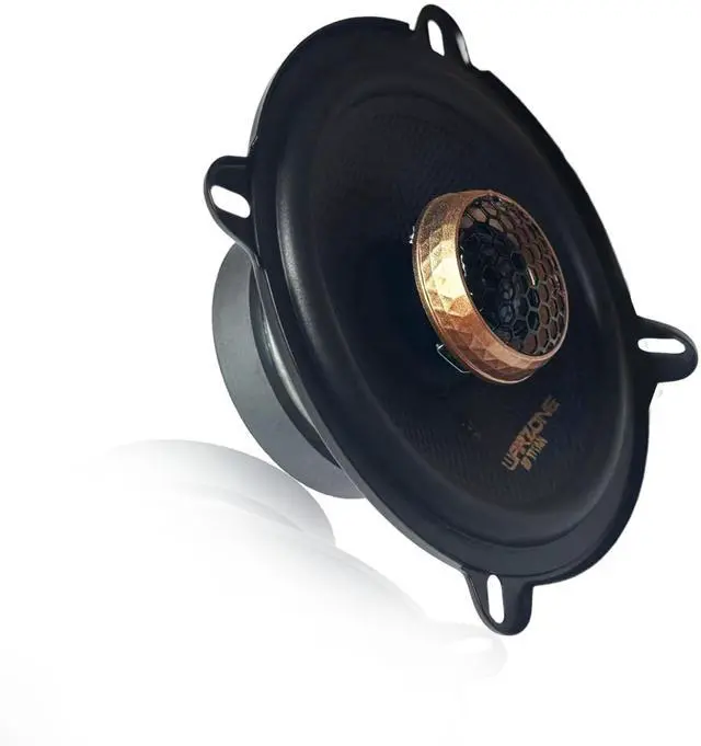 Alt view image 3 of 5 - Warzone 2X WZ52PTi 5-Inch Super Coaxial Speaker Pair, 4 Ohm, 380W Max, 100W RMS, 90dB Sensitivity, Ferrite Woofer & PEI Dome Tweeter for Pro Car Audio