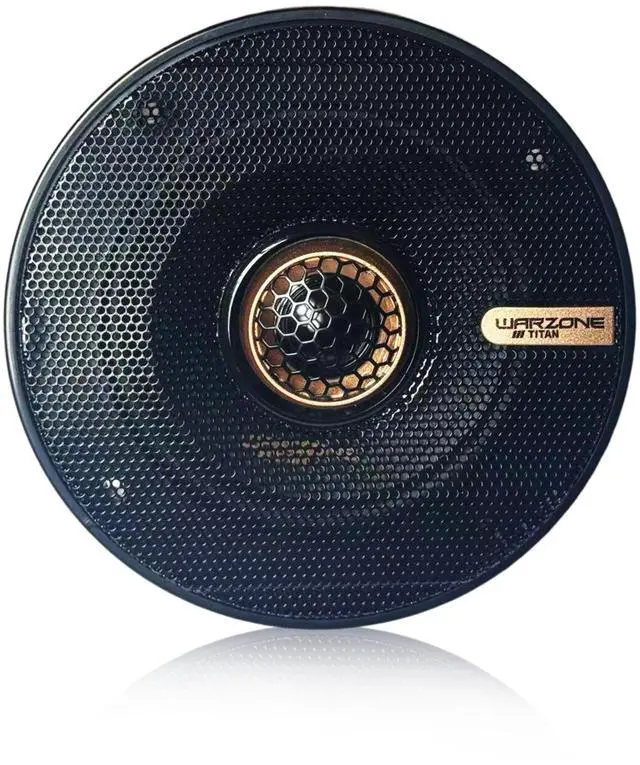 Alt view image 5 of 5 - Warzone 2X WZ52PTi 5-Inch Super Coaxial Speaker Pair, 4 Ohm, 380W Max, 100W RMS, 90dB Sensitivity, Ferrite Woofer & PEI Dome Tweeter for Pro Car Audio