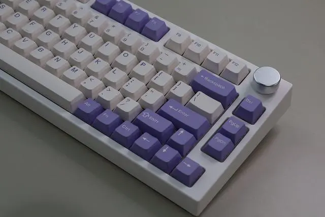 Alt view image 5 of 5 - NJ80-AP Wireless Mechanical Keyboard with Knob Bluetooth 5.0/2.4G/Wired Connection 75% Hot Swappable Custom RGB Programmable Gaming Keyboard with PBT Keycap for Win Mac