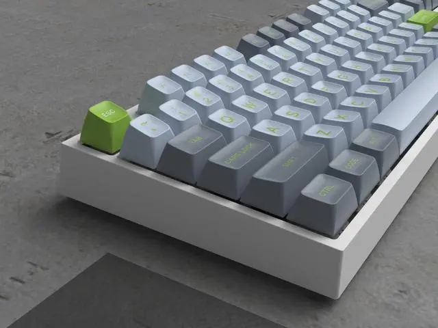 Alt view image 3 of 5 - 172 Keys PBT Keycaps, SA Profile Custom Keycaps, Double Shot Retro Green Key caps Set for MX Switches Mechanical Keyboard(Lime)