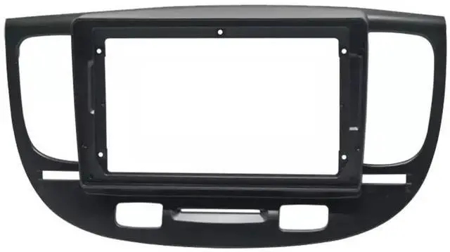 Main image of Fits for Kia Rio 2 2005-2011 Car Radio Stereo Fascia Panel Frame Double DIN 9 inch Dash Installation Mounting Kit Black