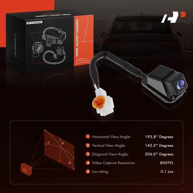 Alt view image 2 of 5 - A-Premium Park Assist Camera Rear View Backup Reverse Camera Compatible with Select Acura Models - 2016 2017 2018 RDX Sport Utility - Replace# 39530-TX4-A11