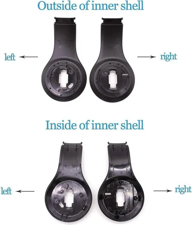 Alt view image 5 of 5 - Studio3 Shell and Inside Shell Compatible for Beats by Dr. Dre Studio 3 (A1914) Headphones,Durable Inner Shell Outside Shell Repair Parts(Black)