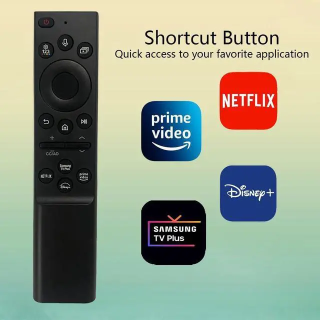 Alt view image 4 of 5 - GHUST Voice Remote Control Replacement for Samsung BN59-01432A QN75QN850CFXZA QN85QN850CFXZA UN43CU8000FXZA UN50CU8000FXZA UN55CU8000FXZA UN65CU8000FXZA UN75CU8000FXZA Smart QLED TV