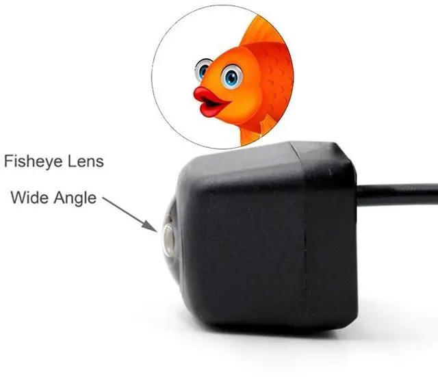 Alt view image 3 of 5 - aSATAH Fisheye Lens Car Rear View Camera for Mercedes Benz Smart City-Coupe/Smart Fortwo/Smart ED/Smart ForJeremy &Vehicle Camera Waterproof and Shockproof Reversing Backup Camera (Fisheye Lens)