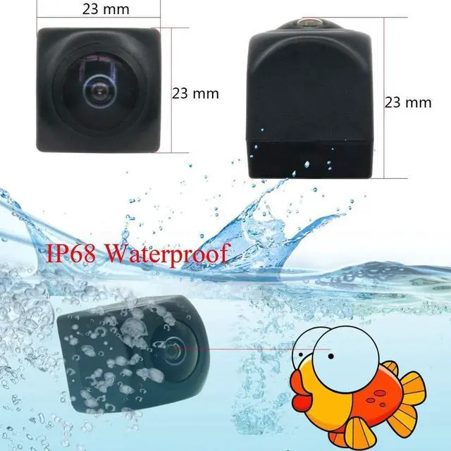 Alt view image 4 of 5 - aSATAH Fisheye Lens Car Rear View Camera for Mercedes Benz Smart City-Coupe/Smart Fortwo/Smart ED/Smart ForJeremy &Vehicle Camera Waterproof and Shockproof Reversing Backup Camera (Fisheye Lens)