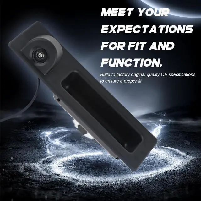 Alt view image 2 of 5 - FUZIDDN HD 1280x720p Trunk Handle Rear View Camera Replacement for BMW F Series 3/4/5 X3 X4 F30 F32 F10 F11 F25 ^^ IP67 Waterproof Reverse Backup Camera ^^ OEM Fit, Night Vision, Easy Installation