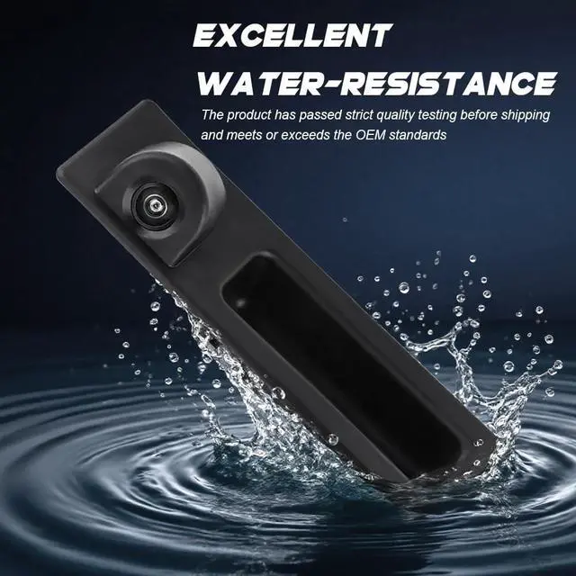 Alt view image 4 of 5 - FUZIDDN HD 1280x720p Trunk Handle Rear View Camera Replacement for BMW F Series 3/4/5 X3 X4 F30 F32 F10 F11 F25 ^^ IP67 Waterproof Reverse Backup Camera ^^ OEM Fit, Night Vision, Easy Installation