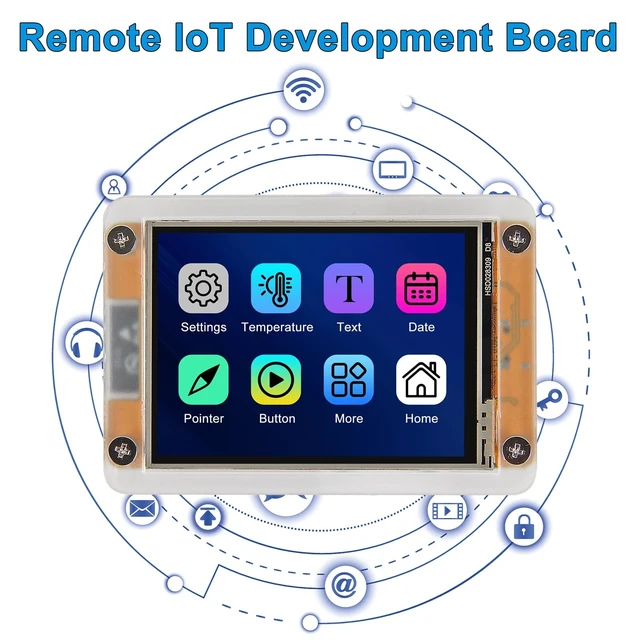 Alt view image 5 of 5 - ESP32 Touchscreen 2.8inch TFT LCD Display ESP-WROOM-32 ILI9341 Resistive Touch Module ESP32-2432S028R Bluetooth WiFi Dual Core Development Board 240 * 320 for Arduino (4pcs with Acrylic Case)