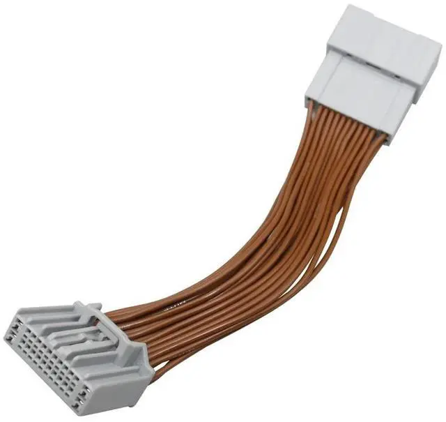 Alt view image 2 of 4 - YONGJIANGXIA 24Pin Full Pins Wire Harness for Honda Accord Aux CD Changer Navigation 15CM