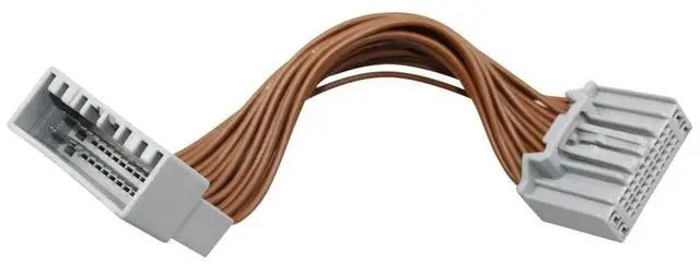 Alt view image 3 of 4 - YONGJIANGXIA 24Pin Full Pins Wire Harness for Honda Accord Aux CD Changer Navigation 15CM