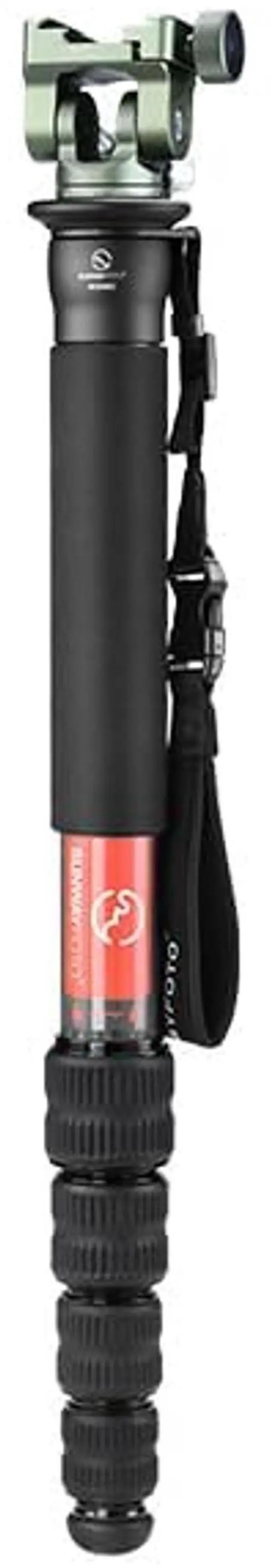 Alt view image 2 of 5 - SUNWAYFOTO M3650C + PH-01G CF Monopod 36mm Top Section 10kg 22lb Max Load Carbon Fiber 1/4" / 3/8" Super Portable + Arca Compatible 2 Way Head