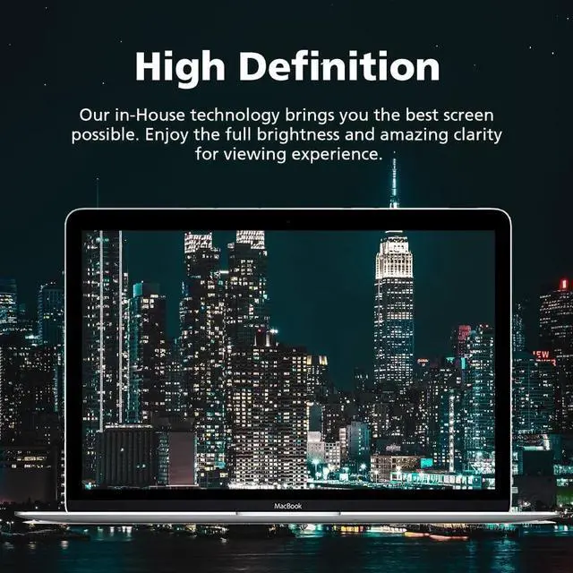 Alt view image 5 of 5 - Diacube 2-PACK 14 Inch DIAGONAL 16:10 Computer Blue Light Blocking Screen Protector for Portable Monitor and Laptop - Eye Protection ^^ Anti-UV ^^ Anti-Glare