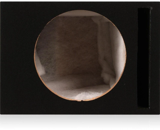 Alt view image 3 of 4 - Single 12" Vented MDF Subwoofer Enclosure (Belva 1SV12B)