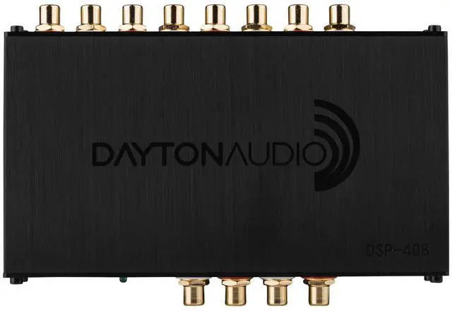 Alt view image 5 of 5 - Dayton Audio DSP-408 4 Input 8 Output DSP Digital Signal Processor with Built in EQ Crossovers, Time Alignment, and in-Put/Output Mixing for Home and car Audio