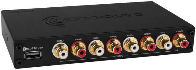Alt view image 2 of 5 - Dayton Audio DSP-408 4 Input 8 Output DSP Digital Signal Processor with Built in EQ Crossovers, Time Alignment, and in-Put/Output Mixing for Home and car Audio