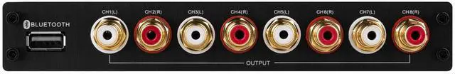 Alt view image 3 of 5 - Dayton Audio DSP-408 4 Input 8 Output DSP Digital Signal Processor with Built in EQ Crossovers, Time Alignment, and in-Put/Output Mixing for Home and car Audio