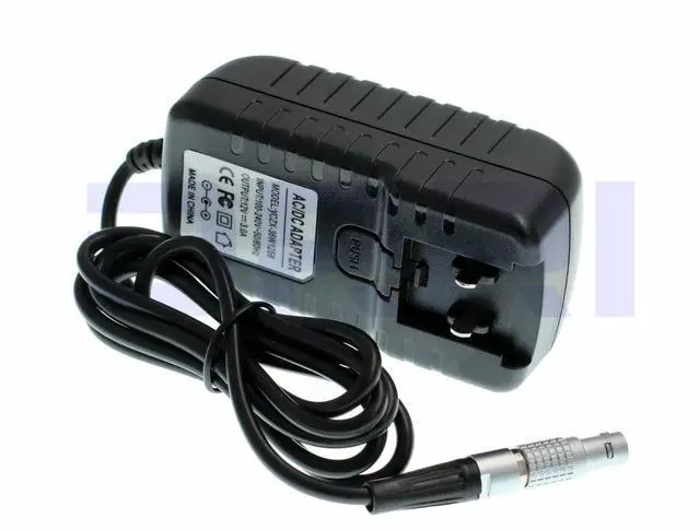 Alt view image 2 of 5 - DRRI Teradek Smallhd Palalinx Arri Vaxis 0B 2 Pin Power Supply Adapter with Universal AC US UK EU AU Plug