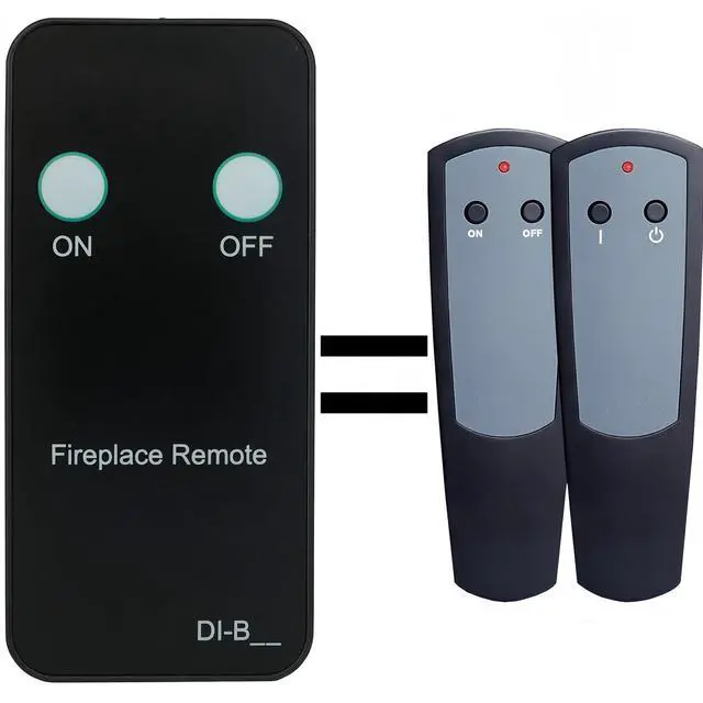 Main image of Replacement Remote Control for Dimplex Fireplace Heater BF33DXP BF33STP BFSL33 BF39STP BF39DXP BF45DXP 6901811400 6901811500 6901811600 6901811700 6901811900 BFRC-KIT