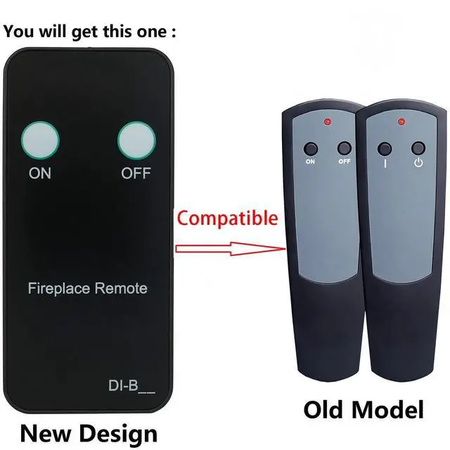 Alt view image 2 of 5 - Replacement Remote Control for Dimplex Fireplace Heater BF33DXP BF33STP BFSL33 BF39STP BF39DXP BF45DXP 6901811400 6901811500 6901811600 6901811700 6901811900 BFRC-KIT