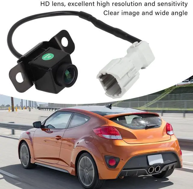 Alt view image 4 of 5 - Rear View Reversing Camera for Hyundai Veloster 2012-2017 with OE 95760-2V100, Clear Image Waterproof Backup Assist, Replacement