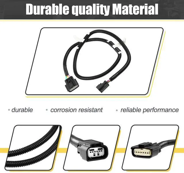 Alt view image 5 of 5 - X AUTOHAUX for Ford Super Duty 2013-2016 FC3Z14A412A Tailgate Backup Camera Wiring Harness Replace DC3Z-14A412-A FC3Z-14A412-A Reverse Rear View Camera Wire Harness