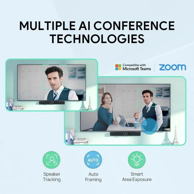 Alt view image 4 of 5 - Yealink UVC40 E2 USB Conference Room Camera System