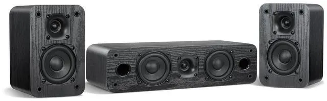Main image of Saiyin 3.0 Passive Home Theater System, Stereo Surround Sound Speakers with Horn Tweeter, Crystal Clear Dialogue, 150W Peak Power for Home Audio/RV, Amplifier Required (Cable Not Included)