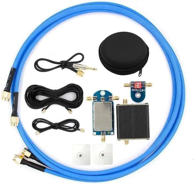 Main image of Portable Active Loop Antenna, GOOZEEZOO HFDY Shortwave Antenna 50KHz-500MHz HF AM FM VHF UHF Magnetic Loop Receiving for Ham Radio (with Improved Amplifier)