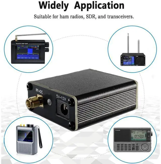 Alt view image 5 of 5 - Portable Active Loop Antenna, GOOZEEZOO HFDY Shortwave Antenna 50KHz-500MHz HF AM FM VHF UHF Magnetic Loop Receiving for Ham Radio (with Improved Amplifier)