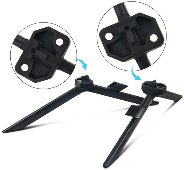 Alt view image 5 of 5 - VINABTY Base Stand Legs Replacement fit for Hisense TV 65U6H 65A66GUA 65U7K