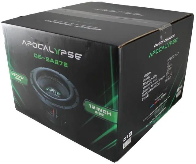 Alt view image 4 of 4 - Deaf Bonce Apocalypse DB-SA272 12" 1-Ohm 3000W Subwoofer