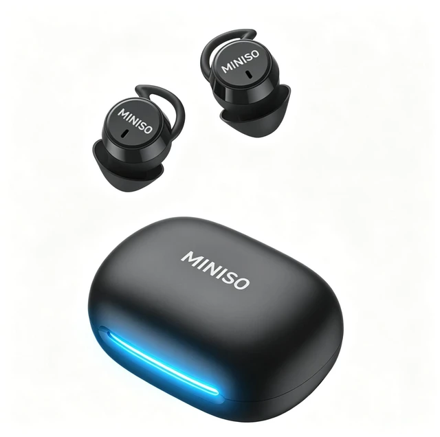 Main image of MINISO MS217 Sleep Earbuds, Mini Earbuds with Noise Reduction Bluetooth 6.0 Headphones, AI Translation Earbuds in Real Time Support 165 Languages for Side Sleepers Travel Business