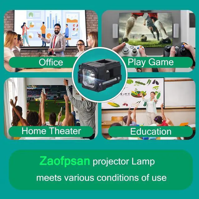 Alt view image 2 of 5 - Zaofpsan BHL-5010-S Replacement Projector Lamp for JVC DLA-HD990 DLA-HD950 DLA-HD750 DLA-RS35 DLA-RS25 DLA-RS20 DLA-HD550 DLA-HD350 DLA-HD250 DLA-RS10 DLA-RS15 Bulb with Housing