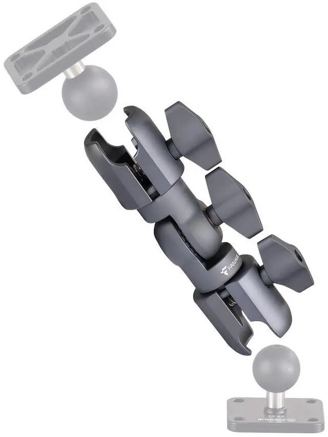 Alt view image 2 of 5 - FANAUE Double Socket Arm - Full Length 6.25" Compatible with B Size 1" Ball Components