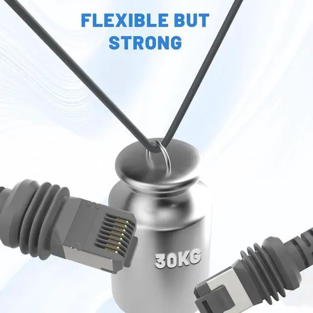 Alt view image 5 of 5 - Zinweyton Cable Gen3 225FT/69M for Starlink Gen 3 Standard Kit, Replacement Extension Star Link V3 Cable Waterproof Grey